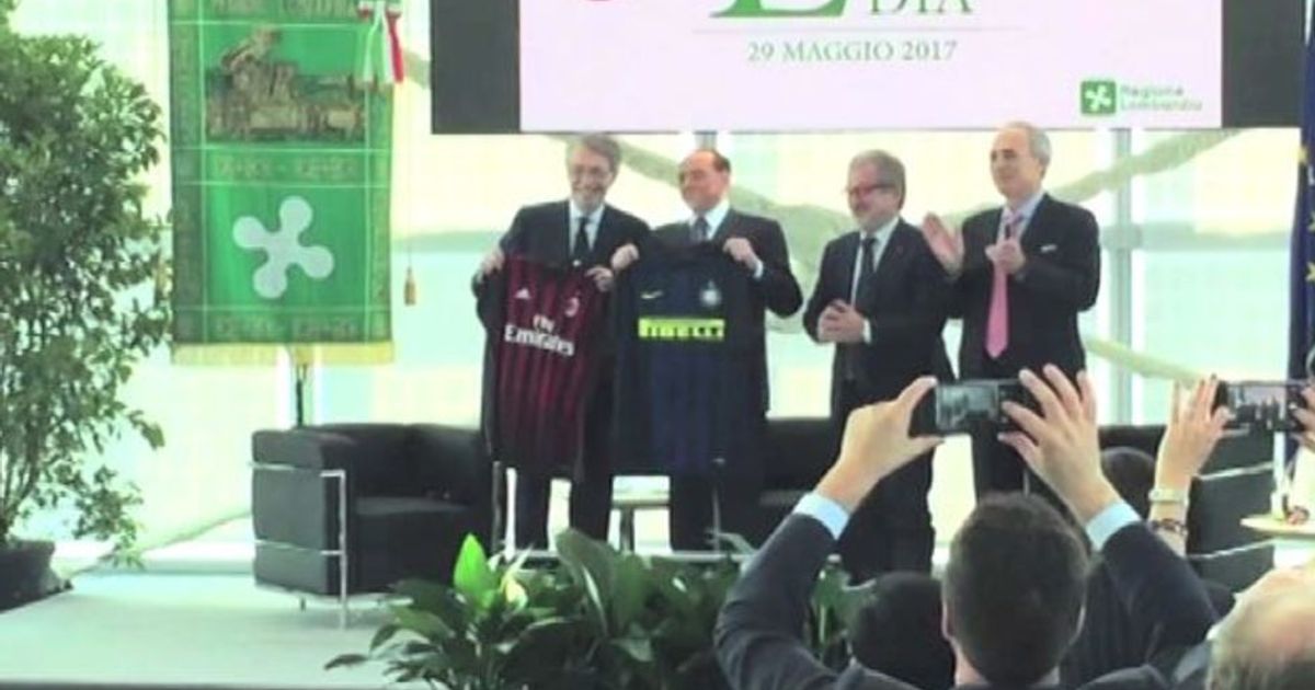 Berlusconi-Moratti, premio in Lombardia e scambio di maglie
