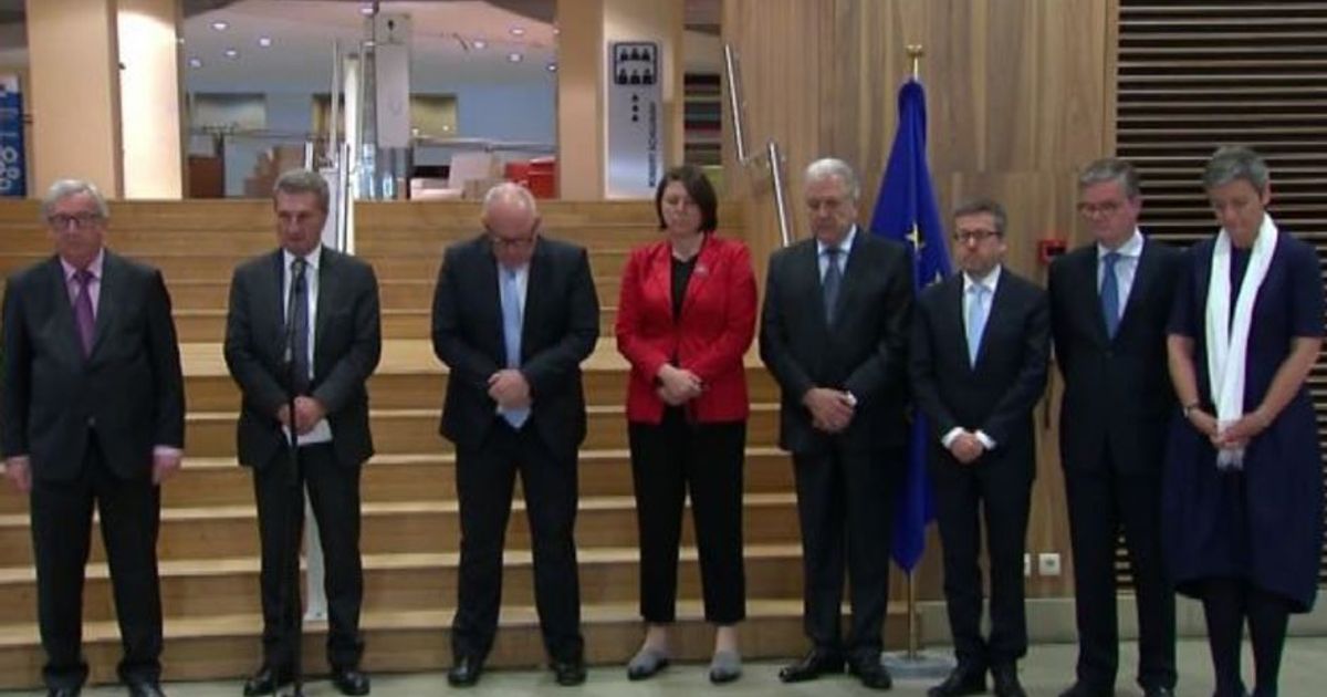 Attentato Londra, minuto di silenzio per vittime nei palazzi UE