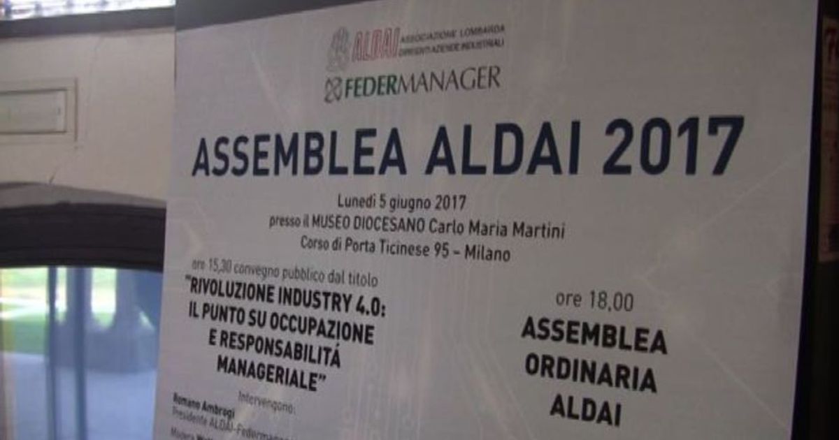Industria 4.0, Ambrogi (Aldai): servono cultura e sistematicità