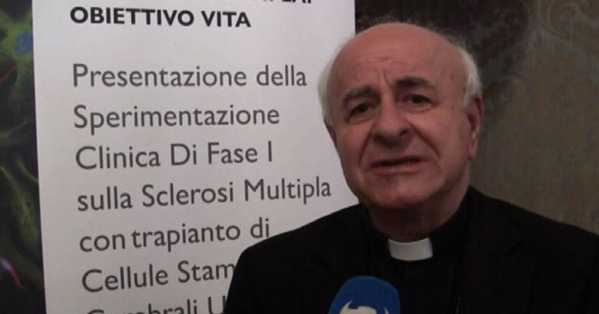 Sclerosi e staminali cerebrali, mons. Paglia: distribuite gratis