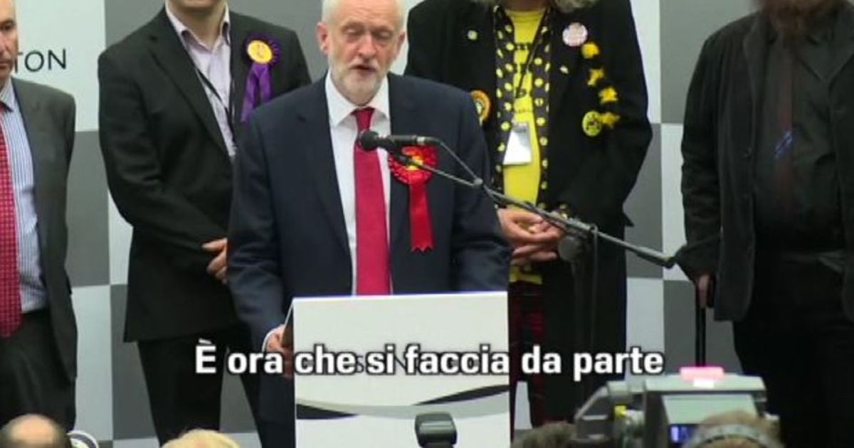 Elezioni Gb, Corbyn esulta e chiede le dimissioni di Theresa May