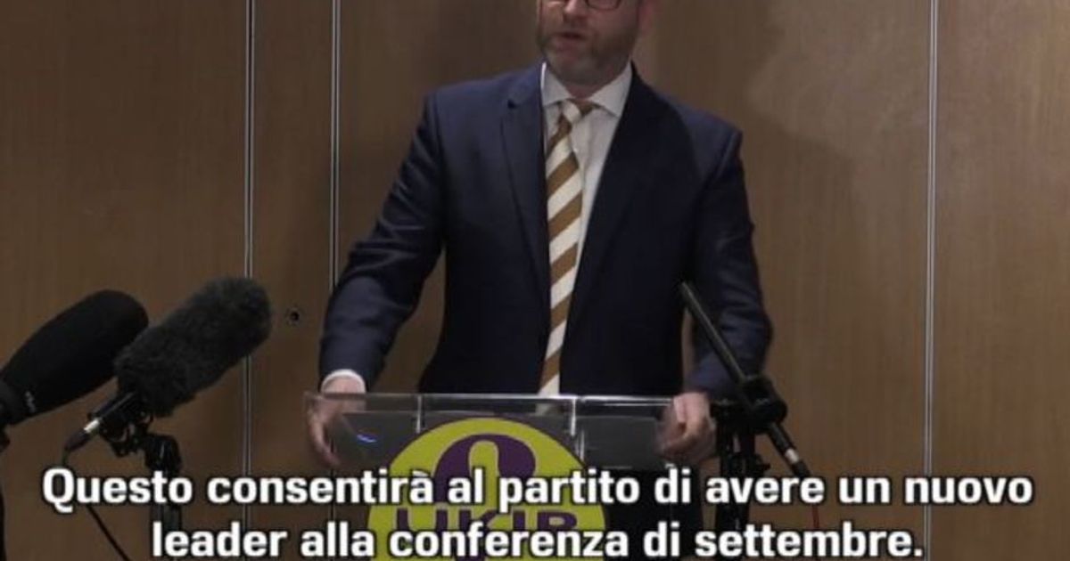 Voto Uk, lascia Nuttall dell’Ukip: ora nuovo leader
