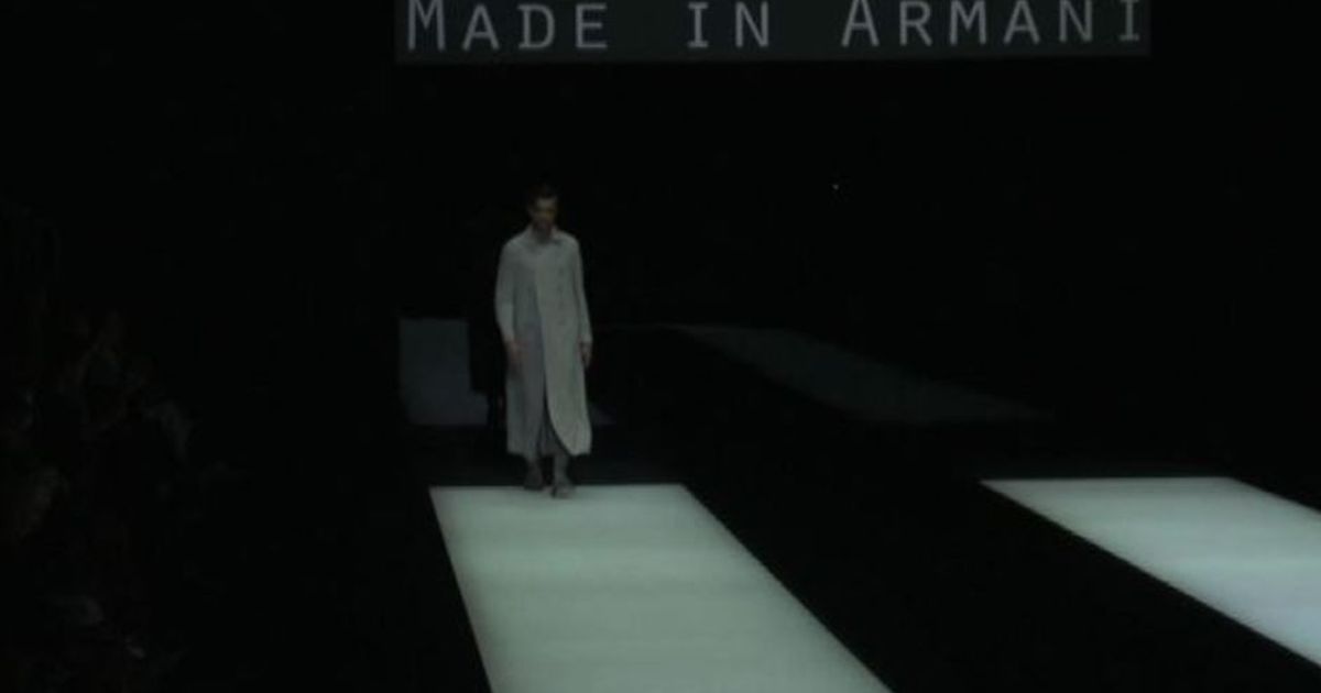 Milano Moda Uomo, va in scena il “Made in Armani”
