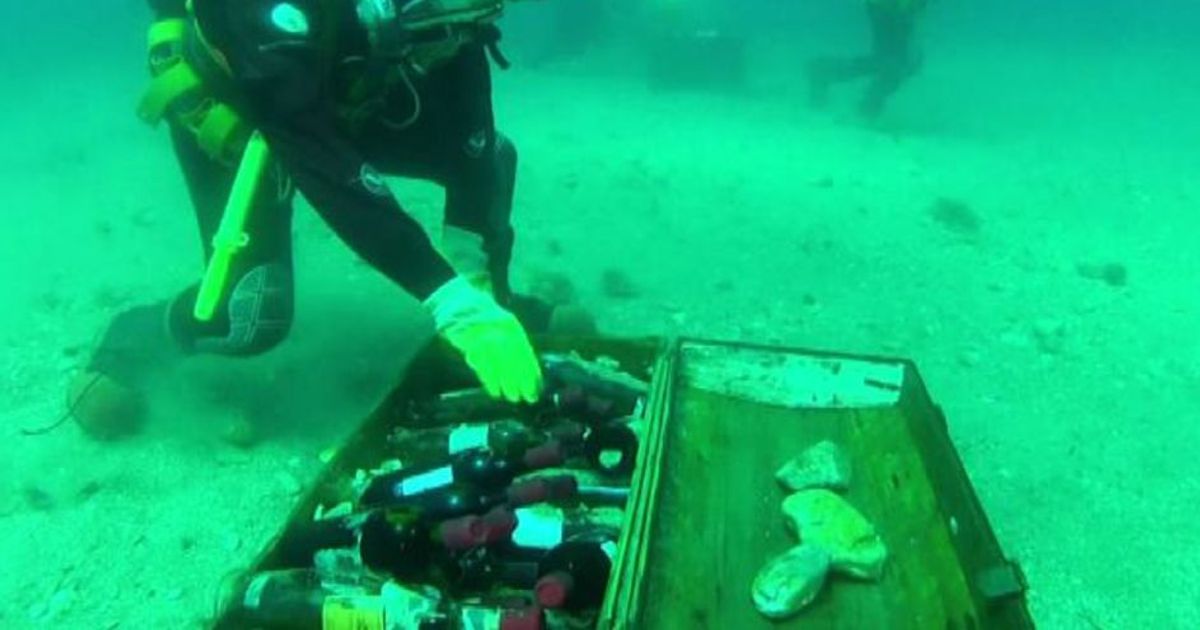 Conservare il vino negli abissi marini: l’esperimento col Bandol