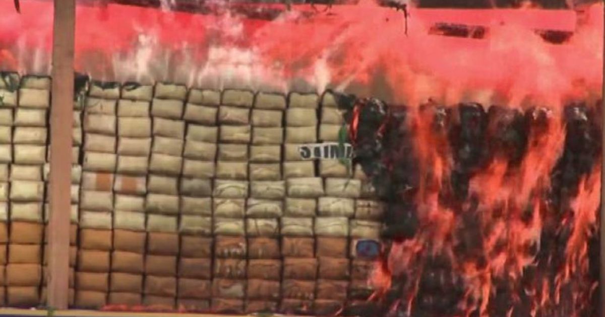 In Birmania e Tailandia in fumo un miliardo di euro di droga