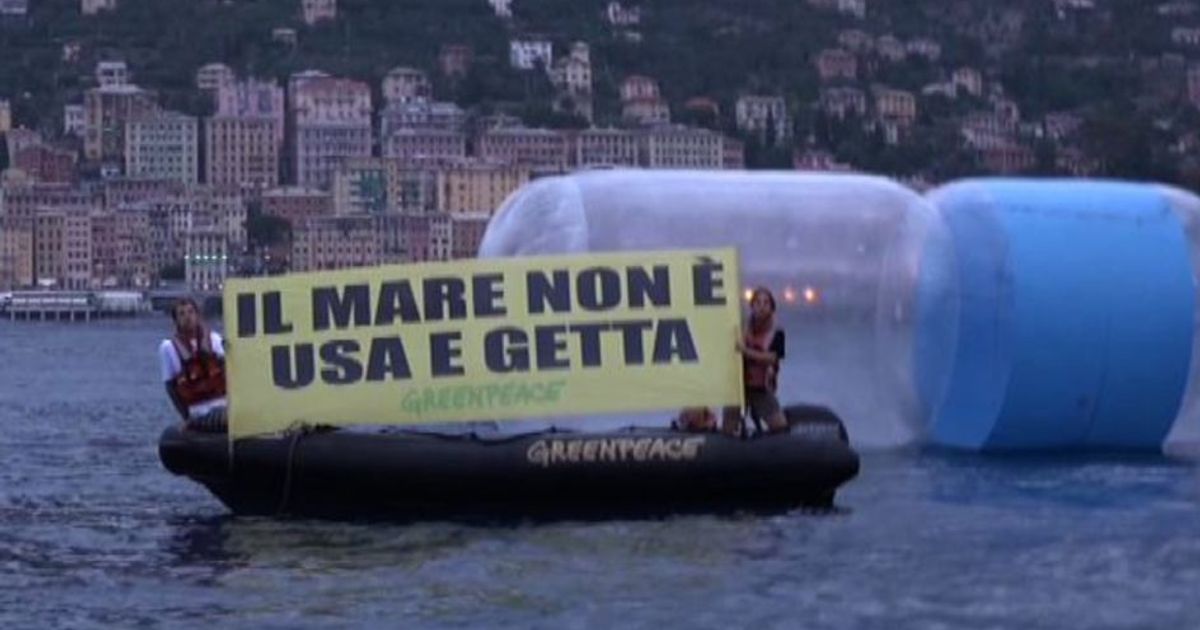 Basta plastica in mare, l’iniziativa di Greenpeace Italia