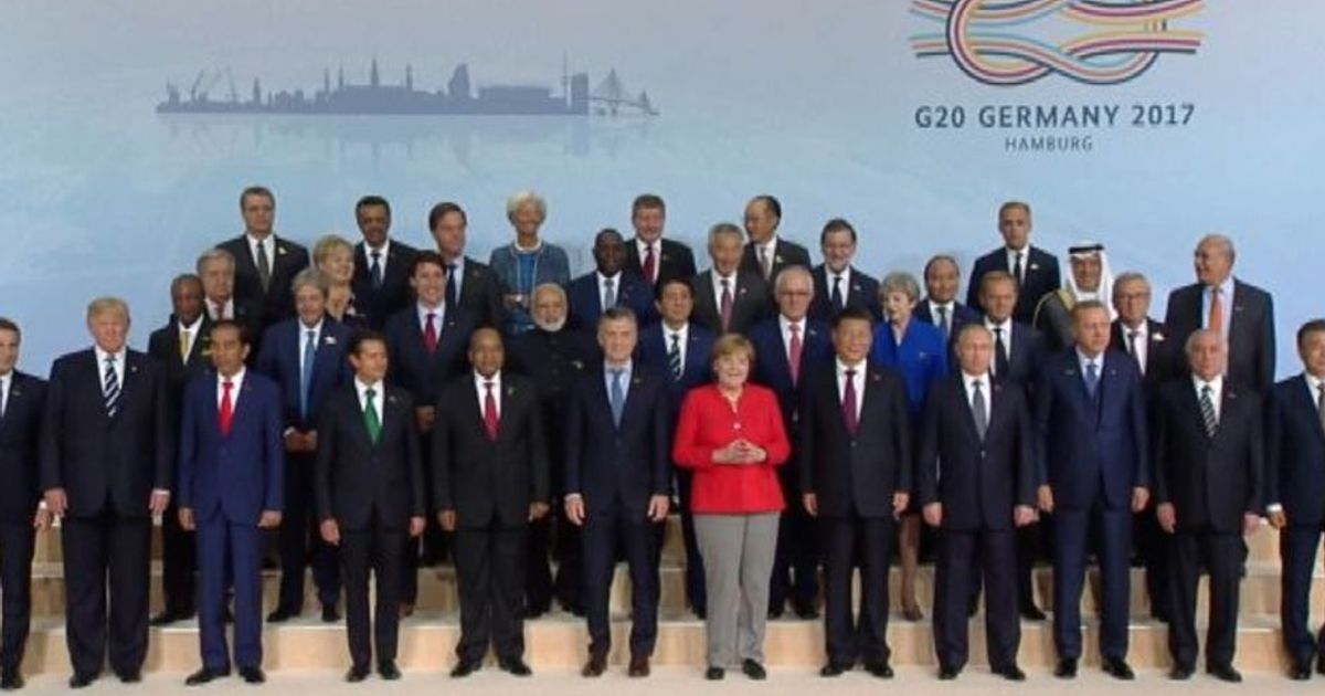 I leader del G20 partecipano alla tradizionale foto di famiglia