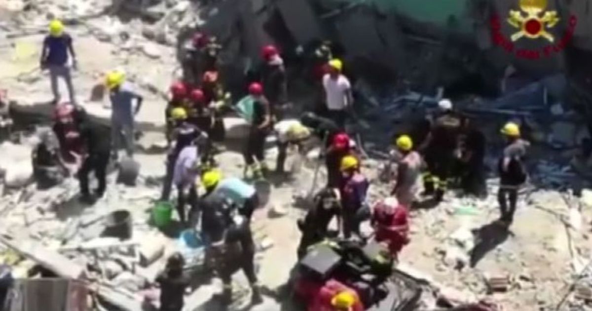 Crollo Torre Annunziata si scava senza sosta nessun segnale