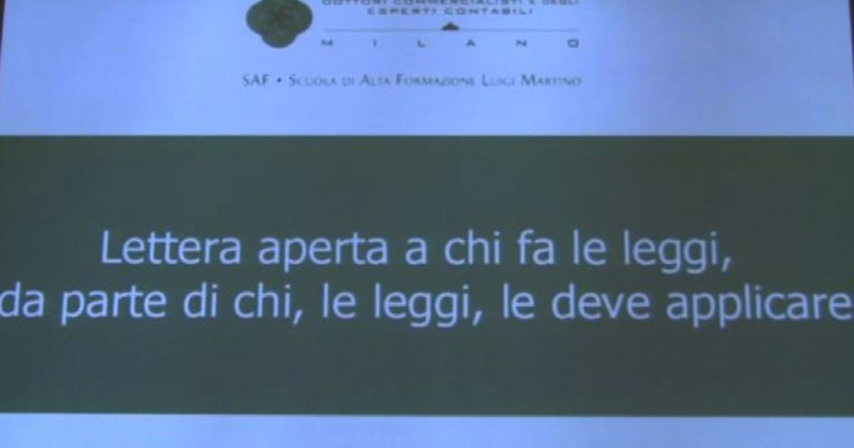 Fisco, semplificazioni mancate: lettera aperta dei commercialisti