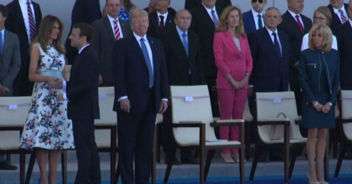 Trump insieme a Macron alla parata per il 14 luglio a Parigi