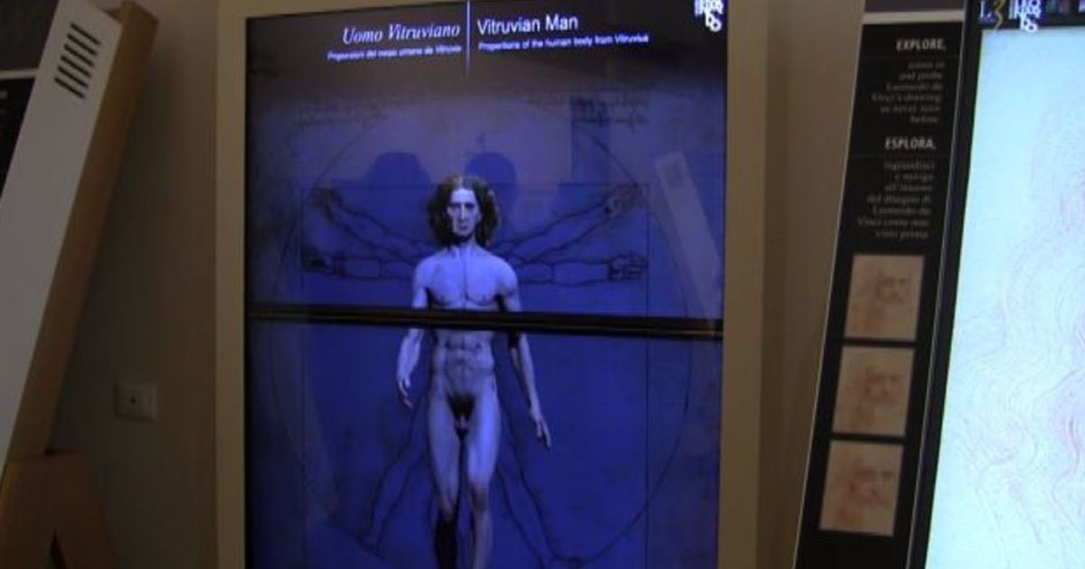 L’uomo vitruviano in 3d svela il segreto di Leonardo da Vinci