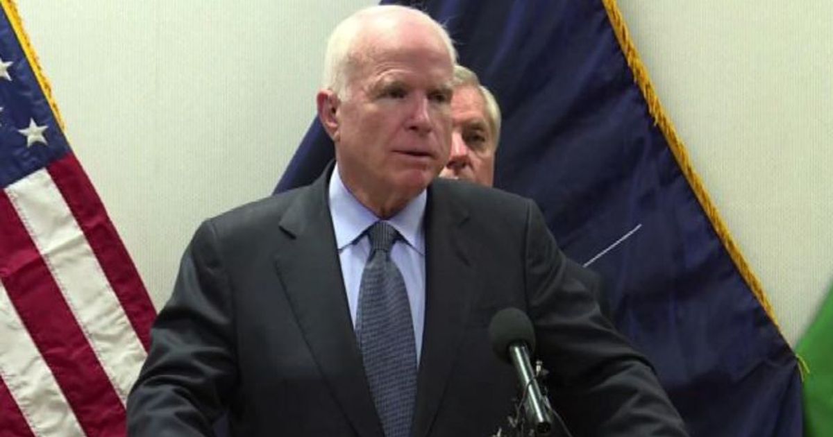 Usa, il senatore John McCain ha un tumore al cervello