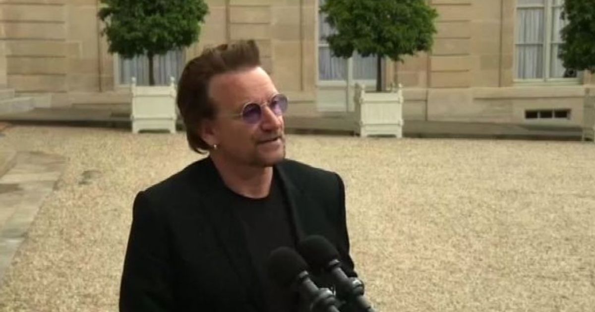 Bono: con Macron abbiamo parlato della crisi dei rifugiati