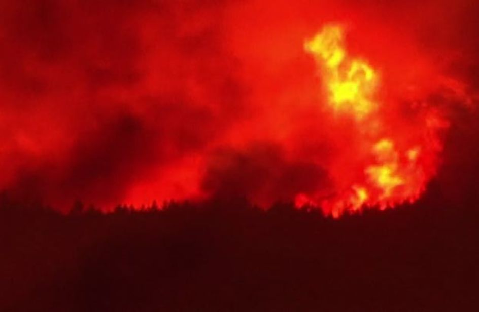 Vasto incendio vicino a Macao, centro del Portogallo