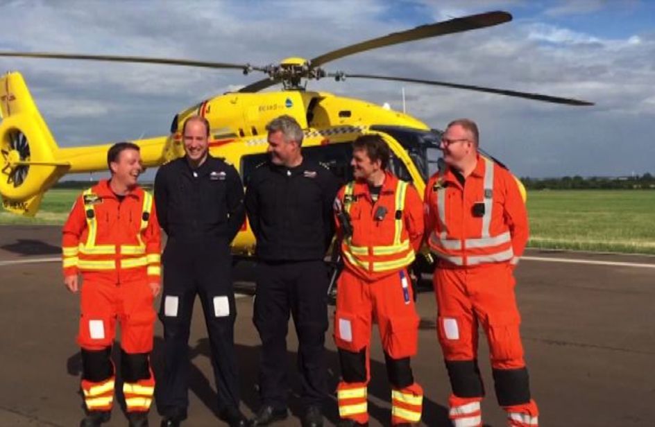 GB, ultimo volo William: lascia l’eliambulanza