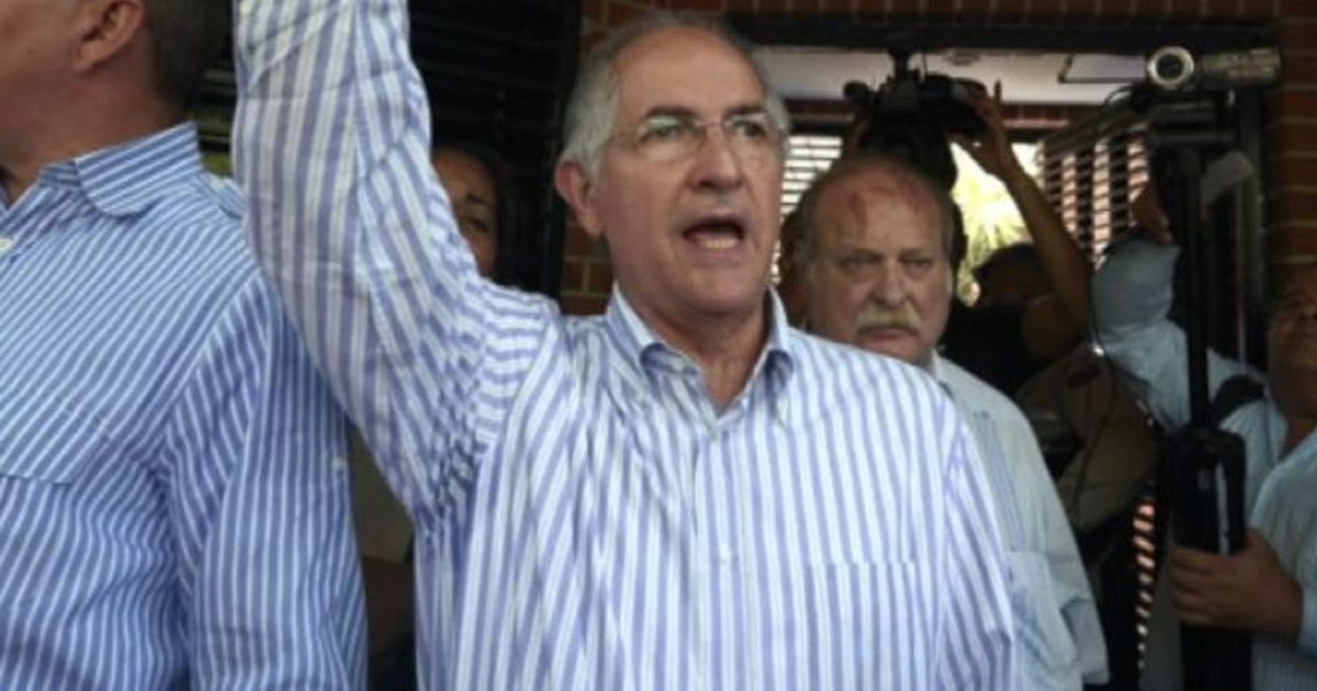 Venezuela, scarcerato leader opposizione Ledezma: ai domiciliari