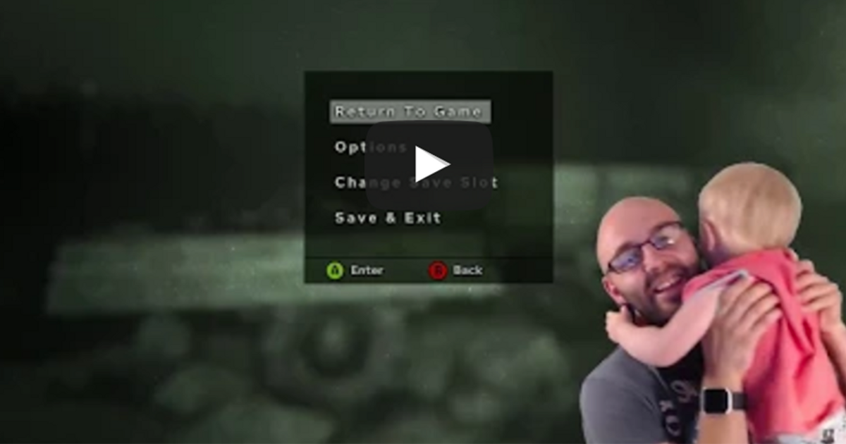 Terrorizzato dalla figlia di 2 anni mentre gioca ad Outlast…