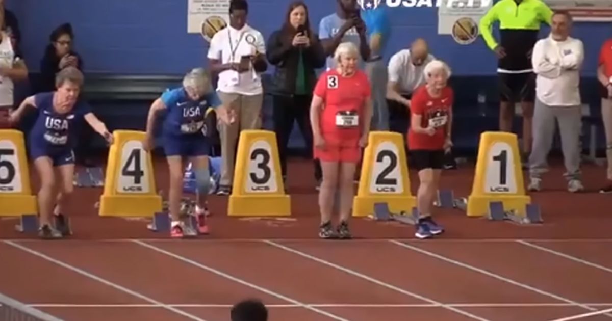 A 102 anni batte il record dei 60m indoor