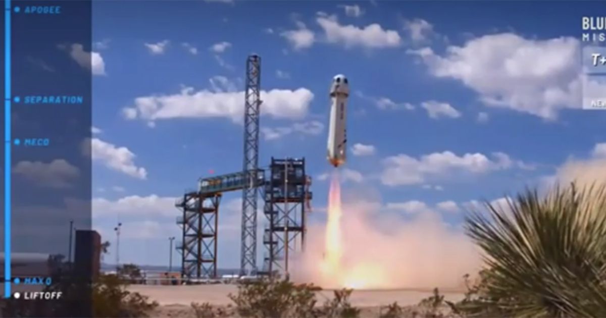 Blue Origin, ecco il nuovo test suborbitale per i turisti spaziali