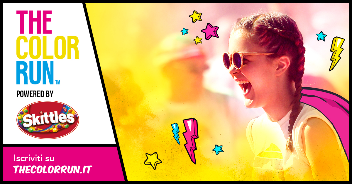 The Color Run: la fun race di colori suona con RDS – 100% Grandi Successi