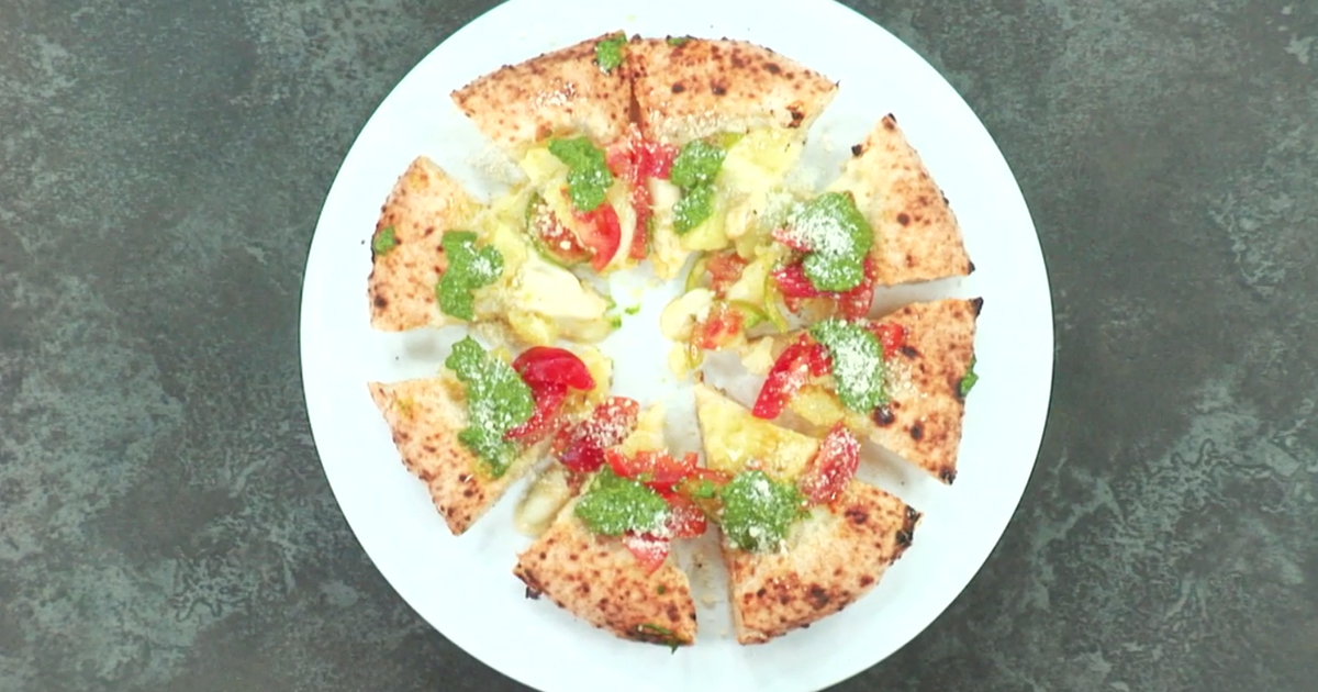 Pizza al pesto Alessandro Kitchen Sound Pizza RDS 100