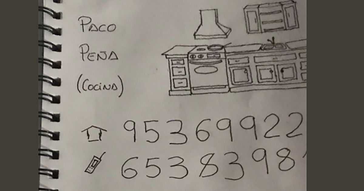 La rubrica “illustrata” dal nipote per la nonna che non sa leggere
