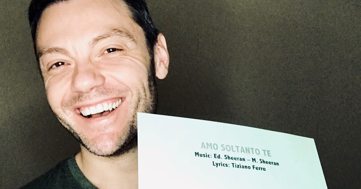 Tiziano Ferro: “Ho scritto una canzone con Ed Sheeran”