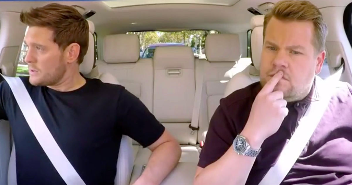 ‘Parlare di questo è troppo difficile’: le lacrime di Bublè al Carpool Karaoke