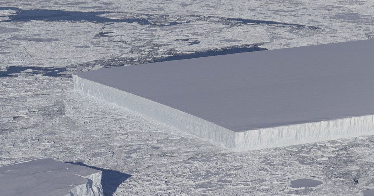 L’iceberg rettangolare è un mistero da svelare