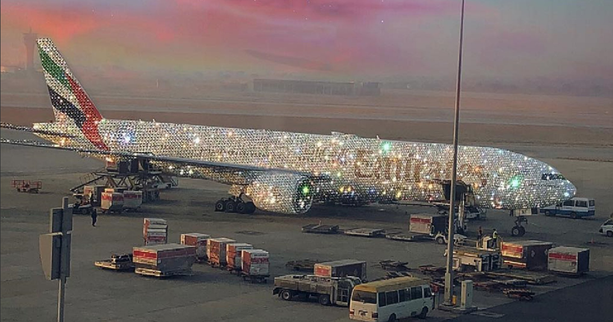 Tutti rimangono colpiti dall’aereo tempestato di diamanti, ma la verità è un’altra…