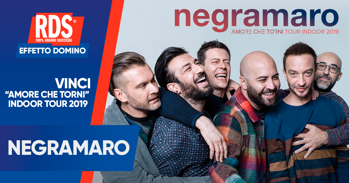 Effetto Domino Negramaro Indoor Tour