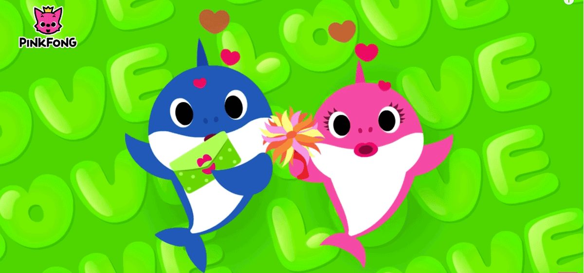 Baby Shark, ecco la versione per San Valentino