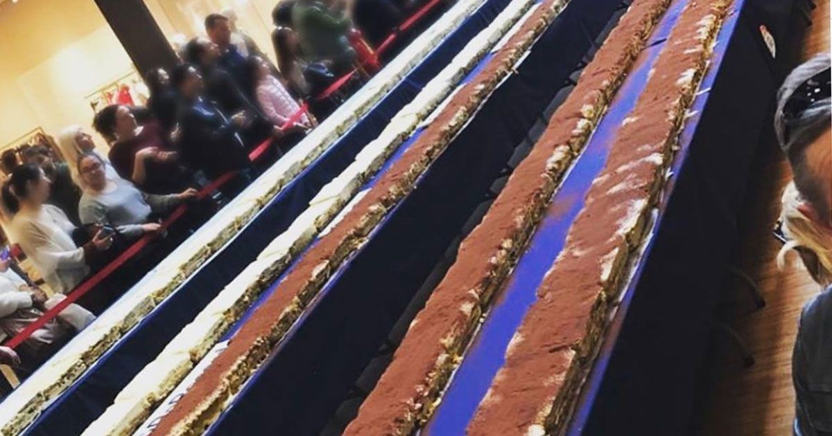 Nella giornata del Tiramisù Day da Milano arriva il tiramisù più lungo del mondo