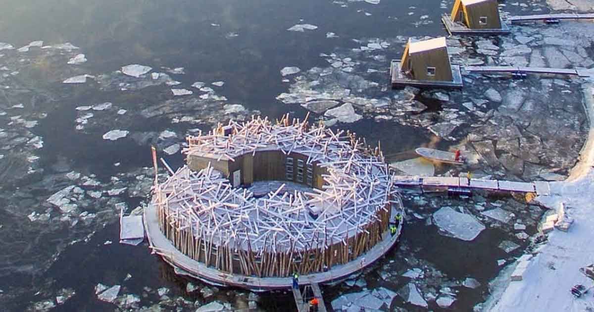 L’hotel da brividi: galleggia sui ghiacciai