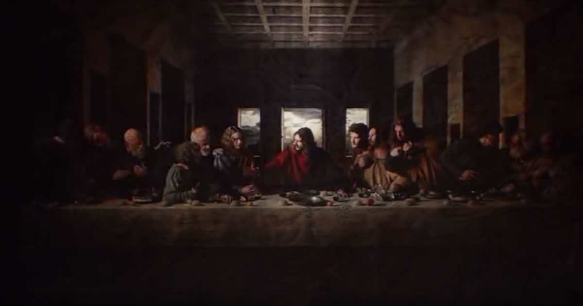 “L’Ultima Cena” di Leonardo prende vita grazie a tre premi Oscar: un video incredibile
