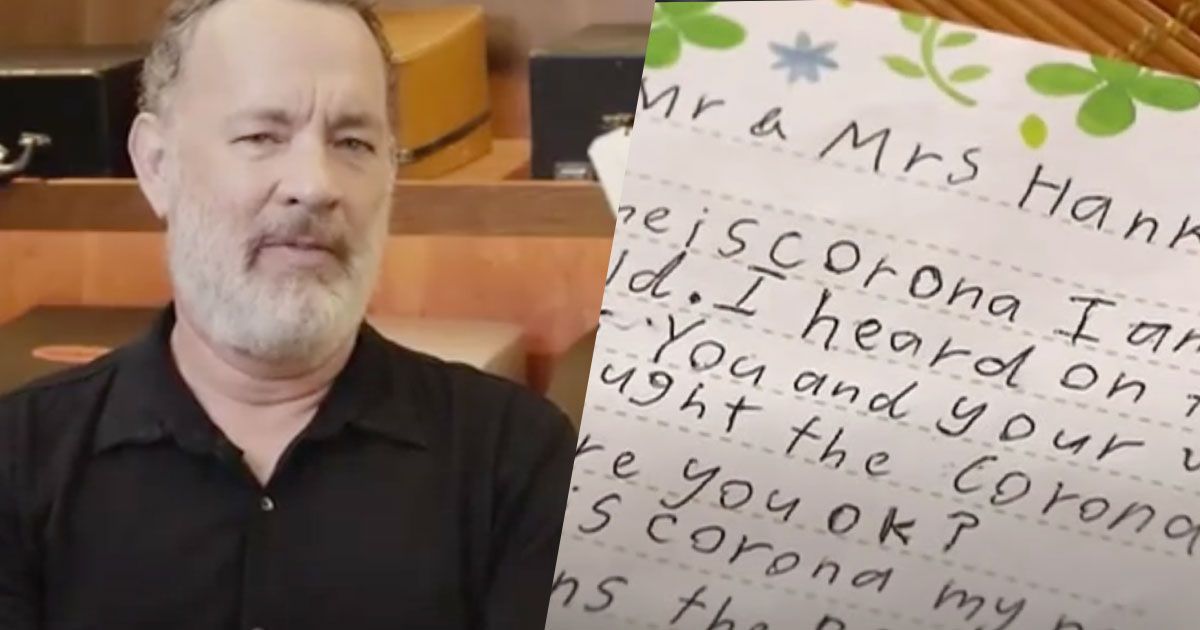 Tom Hanks risponde ad un bambino bullizzato perché si chiama Corona: “Hai un amico in me!”