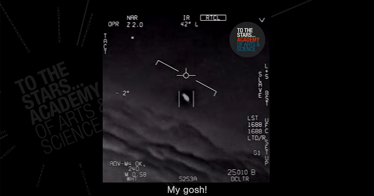 Conferma dal Pentagono: i tre video sugli UFO apparsi qualche tempo fa sono autentici