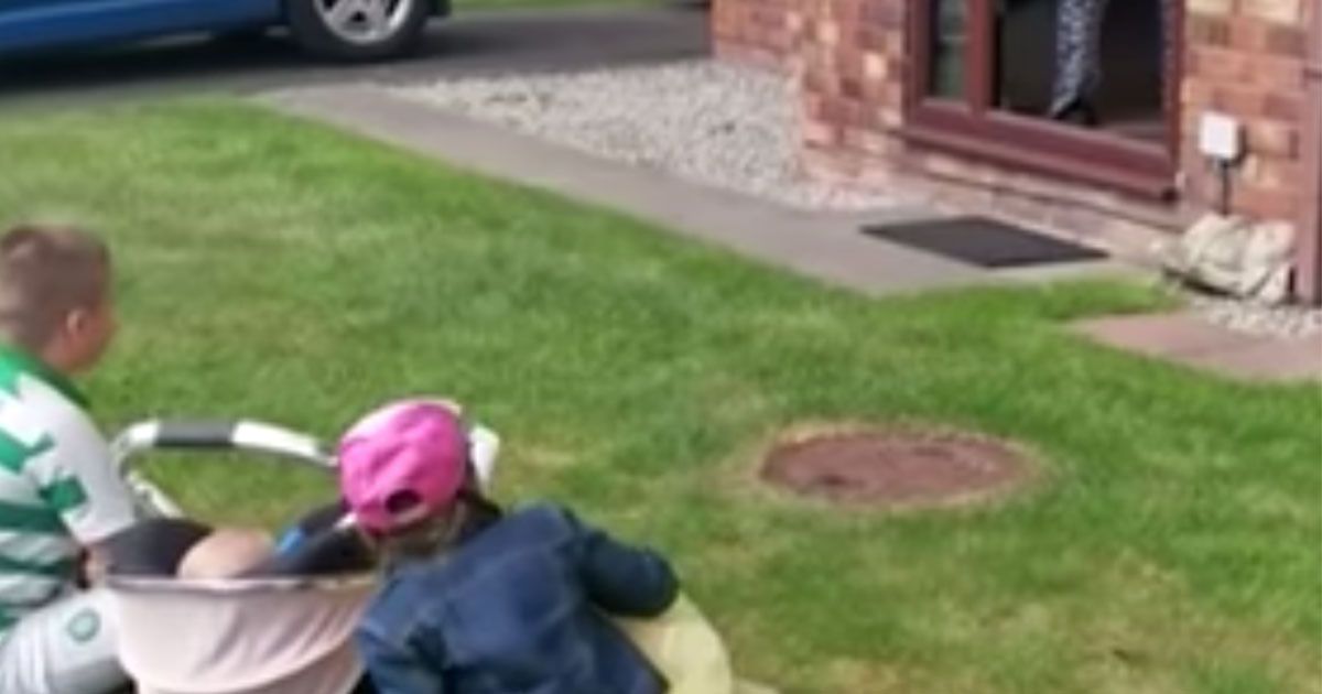 La visita ai nonni dopo due mesi di lockdown: il video è commovente