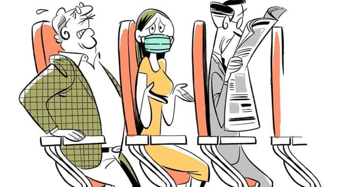 Nell’aereo del futuro ci sarà il sedile per il distanziamento sociale