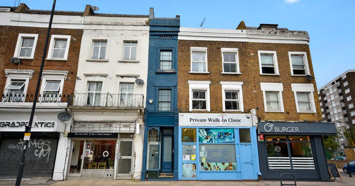 La casa più piccola di Londra è in vendita per un milione di sterline: ecco le foto