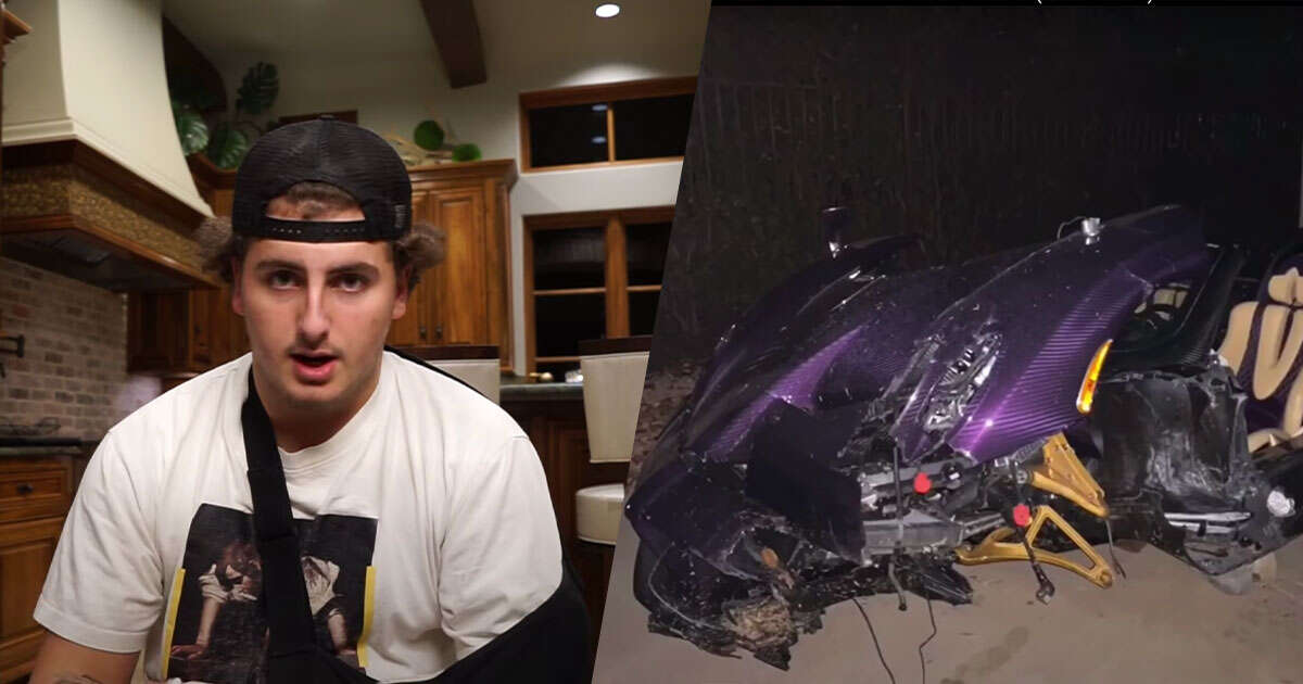 Questo youtuber 17enne ha distrutto la Pagani del padre: ecco il video