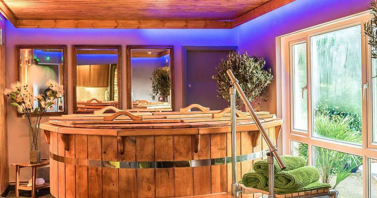 In questa SPA ci si può rilassare in un idromassaggio a base di vin brulè