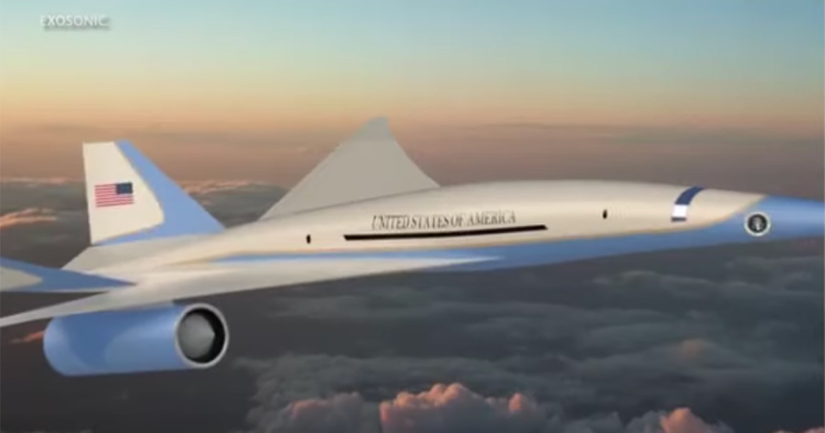 Arriva l’Air Force One supersonico: viaggerà a 2.200 chilometri all’ora