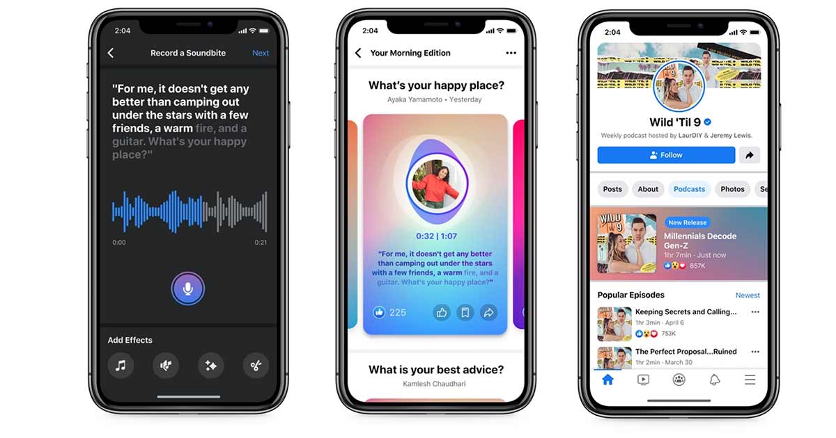 Facebook sfida Clubhouse: ecco le prossime novità tutte da ascoltare