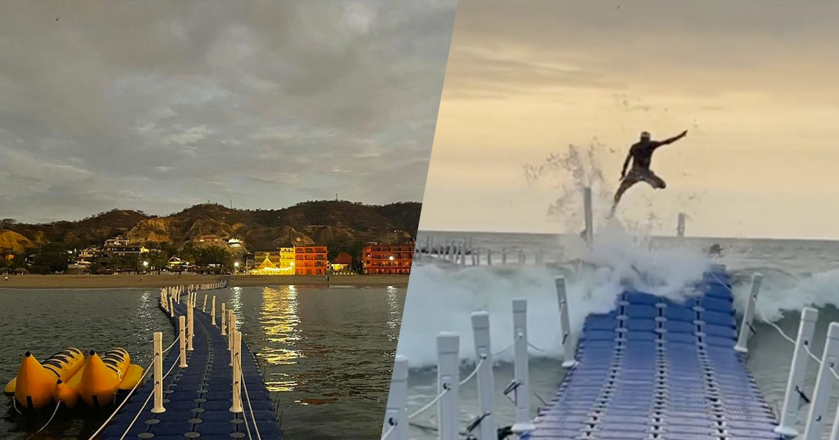 L’incredibile ponte in Perù che si muove seguendo le onde del mare: ecco il video