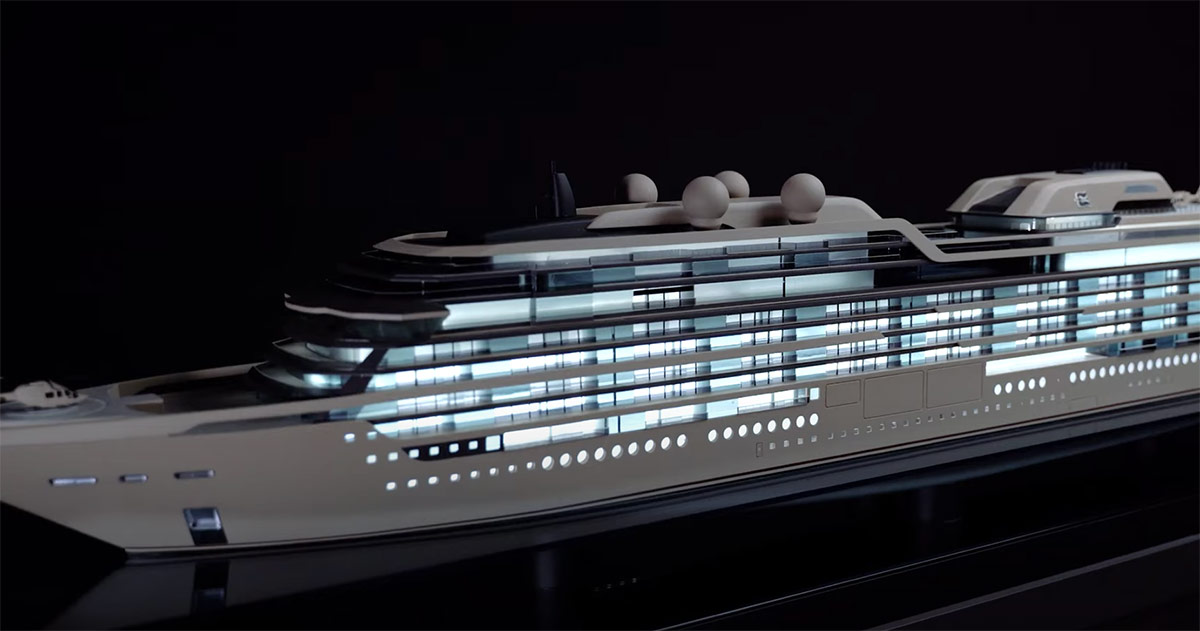 Ecco la super nave di lusso per tutti i ricchi che vorranno vivere sul mare