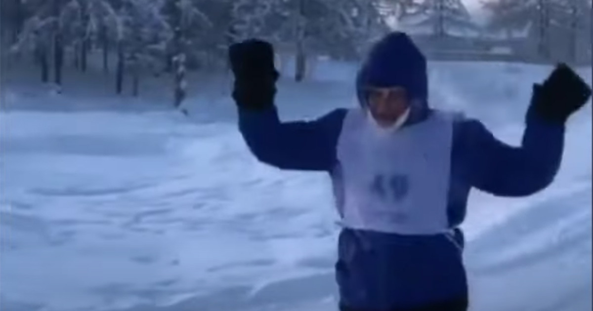 La maratona più fredda del mondo dove si corre a -53°C: ecco le immagini