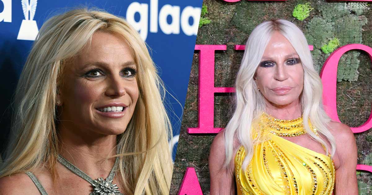 Britney Spears e Donatella Versace insieme vent’anni dopo: la reunion fa sognare i social
