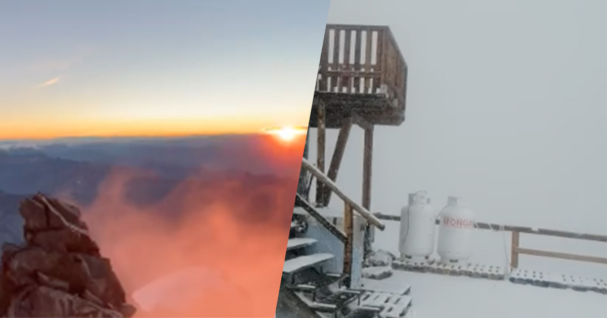 Monte Rosa: la nevicata da sogno che fa sperare, il video