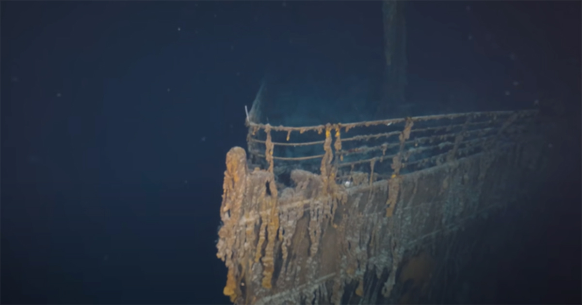 Ecco le prime immagini 8K del Titanic a 3800 metri di profondità